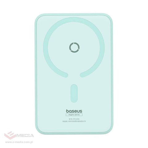 Powerbank magnetyczny Baseus MagPro Magnetic 5000mAh 20W, magsafe (miętowy)