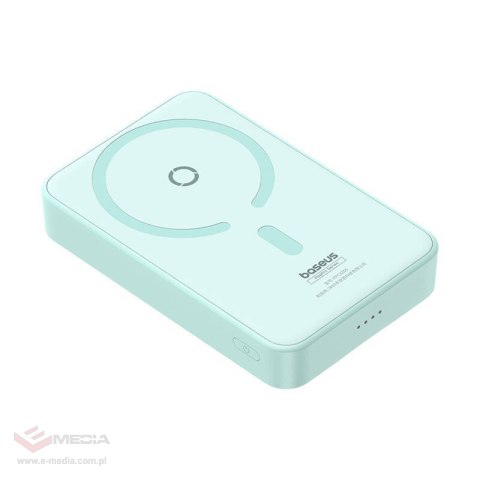 Powerbank magnetyczny Baseus MagPro Magnetic 5000mAh 20W, magsafe (miętowy)