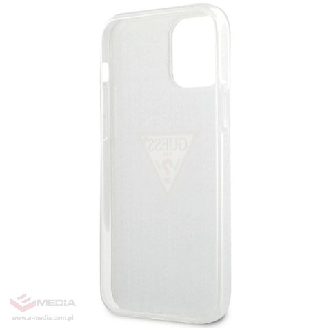 Etui Guess Jeans Collection na iPhone 12 mini - niebieskie