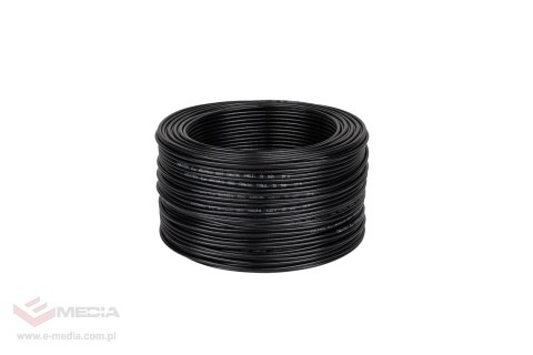 Kabel koncentryczny RG174 50 Ohm 100m czarny