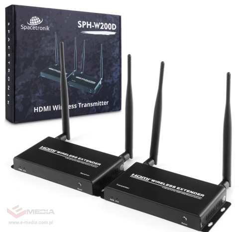 Bezprzewodowy transmiter HDMI Spacetronik SPH-W200D