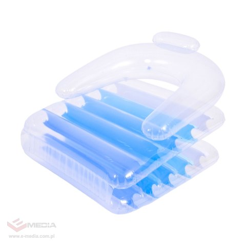 Dmuchany materac składany SUNCLUB niebieski