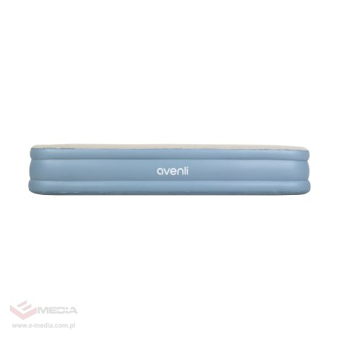 Duży dmuchany materac jednoosobowy AVENLI z wbudowaną pompką 191x99x33