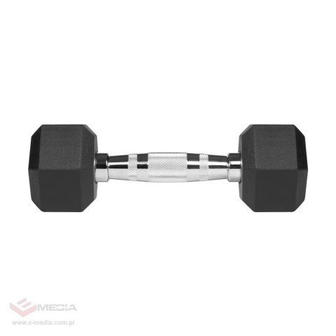 Hantle żeliwne gumowane HEX 2x2.5 kg REBEL ACTIVE