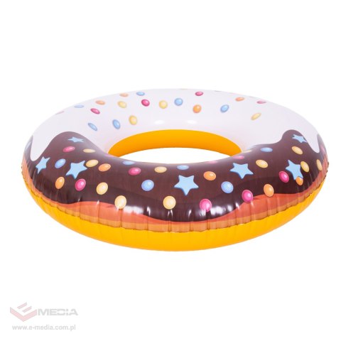 Kółko basenowe donut SUNCLUB brązowe