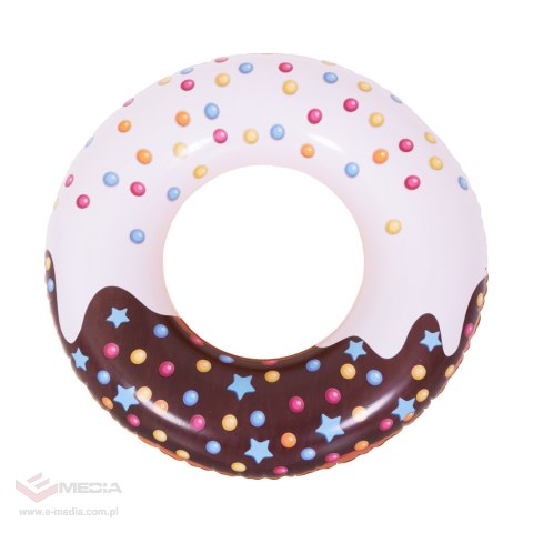 Kółko basenowe donut SUNCLUB brązowe