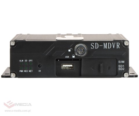 REJESTRATOR MOBILNY AHD ATE-D04SD-T3 4 KANAŁY AUTONE