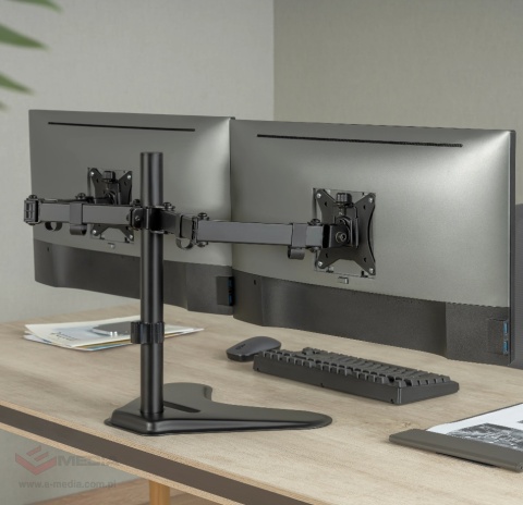 Uchwyt na dwa monitory Spacetronik SPAT20