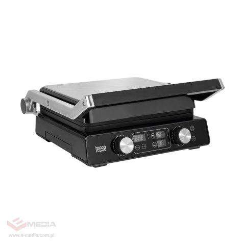 Grill elektryczny TEESA , panini grill , opiekacz, 3 pozycje , wyjmowane wkłady, 2000W