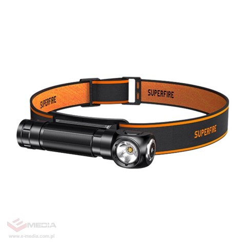 Latarka czołowa Superfire TH04-S,1000lmm USB-C