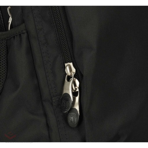 PLECAK SZKOLNY MŁODZIEŻOWY TRZYKOMOROWY ST. RIGHT 25L CZARNY