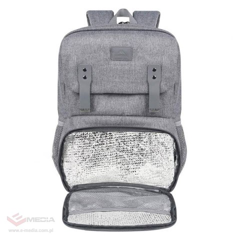 Plecak na laptopa / Torba na lunch 15.6'' Matein 1161 Szary USB