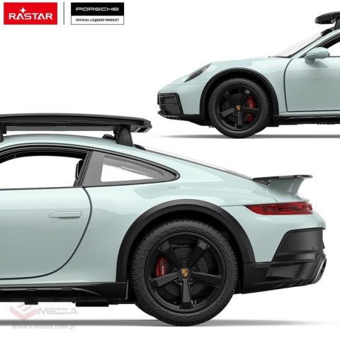Autko R/C 1:14 Porsche 911 Dakar Miętowy RASTAR
