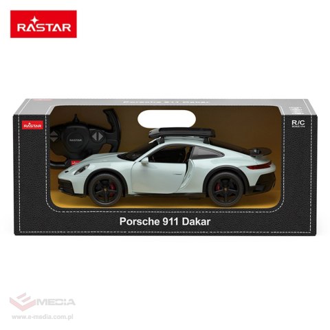 Autko R/C 1:14 Porsche 911 Dakar Miętowy RASTAR