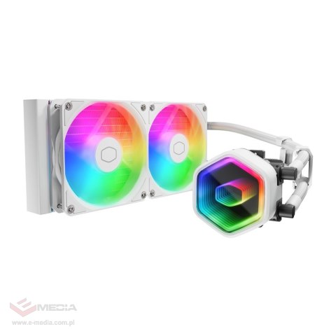 Chłodzenie wodne Cooler Master MasterLiquid 240 Core II ARGB (biały)