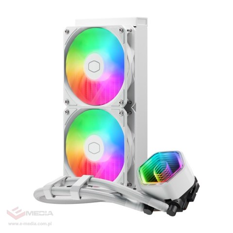 Chłodzenie wodne Cooler Master MasterLiquid 240 Core II ARGB (biały)