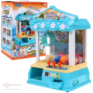 Automat z Chwytakiem dla dzieci 3+ Gra zręcznościowa Łapacz kulek + Panel sterowania + 10 kulek + 12 żetonów