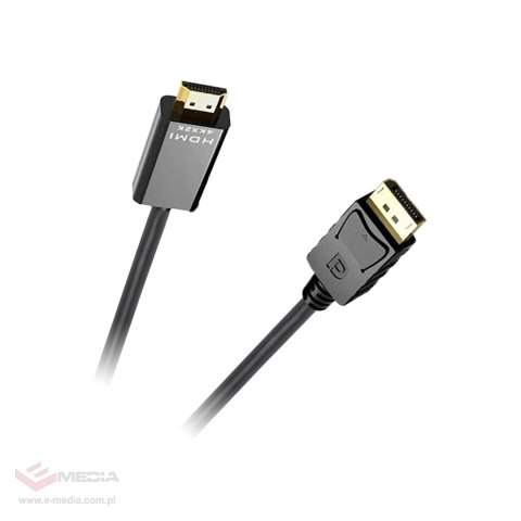 Kabel DISPLAYPORT - HDMI 4K 1,8m