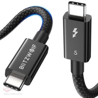 Kabel BLITZWOLF BW-HDC8 USB-C-USB-C 0.5m 240W (czarny)