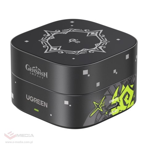 Zestaw UGREEN W702 Qi2 25W 2w1 + kabel USB-C 1m