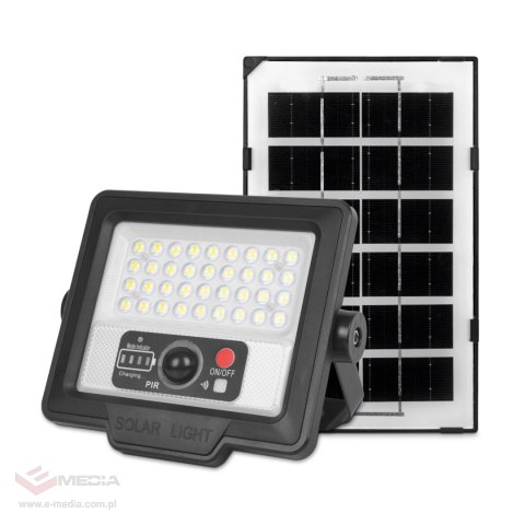 Reflektor solarny Rebel z sensorem ruchu , sterowany pilotem