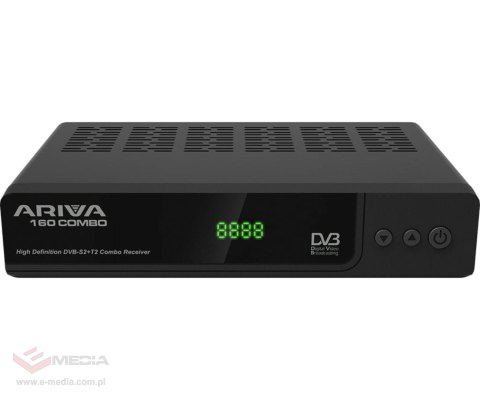 TUNER CYFROWY HD COMBO DVB-T/DVB-T2/DVB-S/DVB-S2 FERG-ARIVA-160-COMBO H.265/HEVC FERGUSON