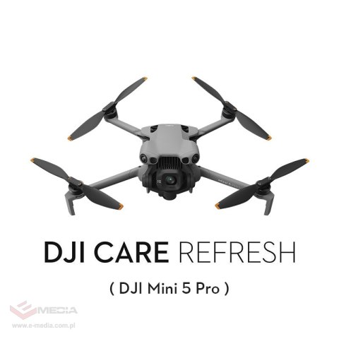 Plan ochrony DJI Care Refresh DJI Mini 5 Pro (plan dwuletni) - kod elektroniczny