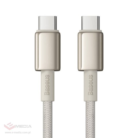 Kabel USB-C do USB-C Baseus Tungsten Gold, 100W, 2m (złoty)