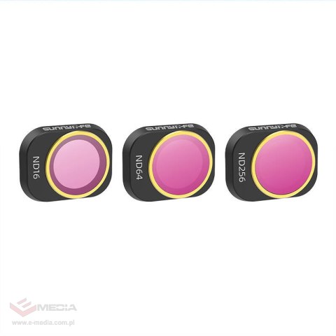 Zestaw filtrów ND SUNNYLIFE do DJI Mini 4 Pro ND16/64/256