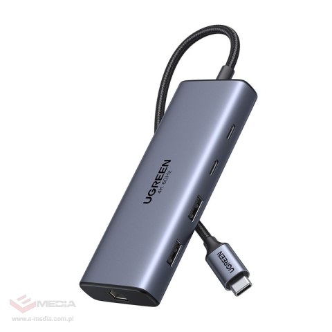 Hub USB-C UGREEN CM639 10-portowy PD 100W