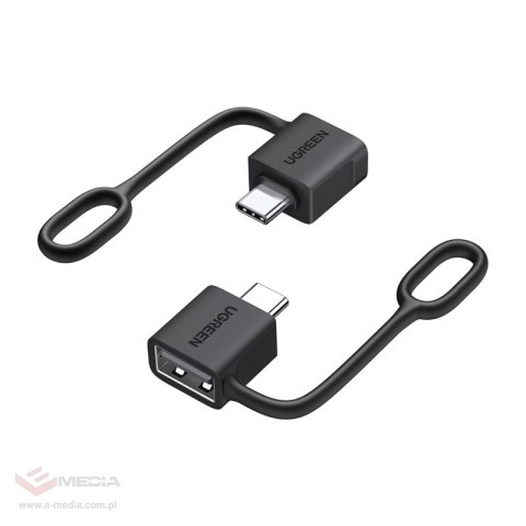 Adapter USB-C do USB-A Ugreen LS503, 2 sztuki (czarny)