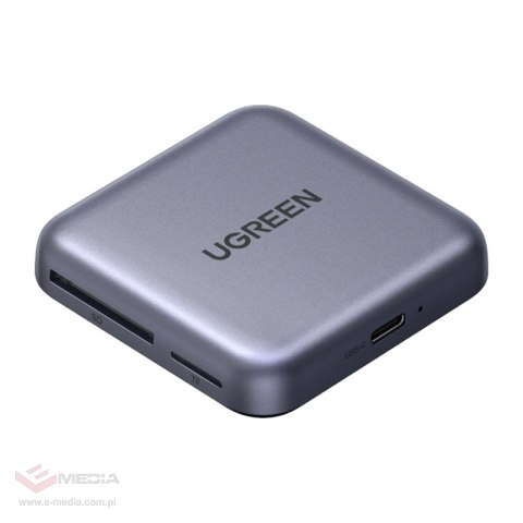 Czytnik kart UGREEN CM898 USB-C SD/microSD (czarny)