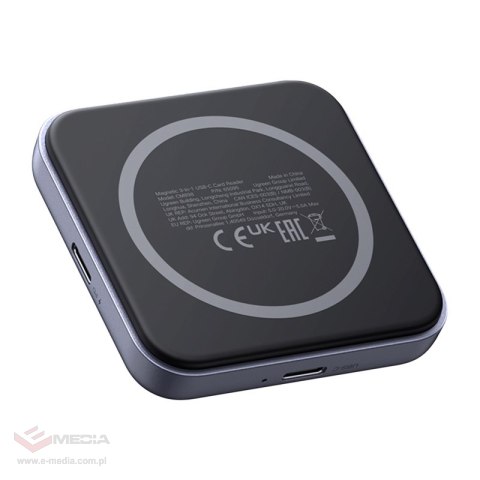 Czytnik kart UGREEN CM898 USB-C SD/microSD (czarny)