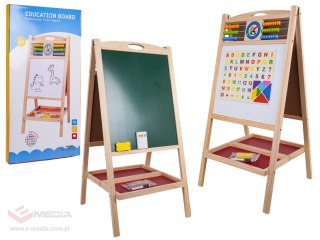 Drewniana Tablica z Liczydłem + Akcesoria