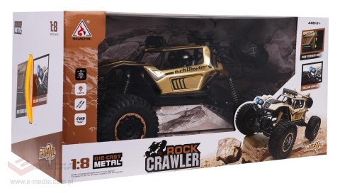 Metalowy Mega Crawler 1:8 Złoty