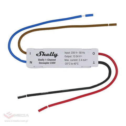 Odsprzęgacz SHELLY Decoupler 230V 1-kanałowy