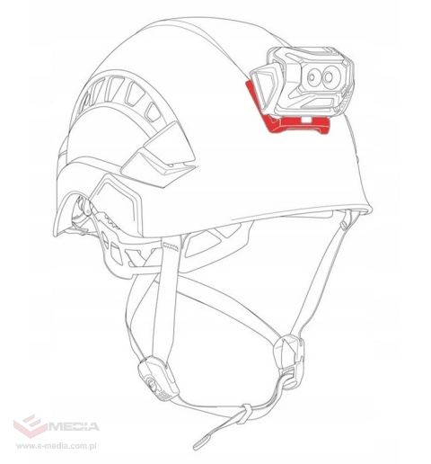 Adapter Na Czołówkę do Kasków Petzl Vertex / Strato