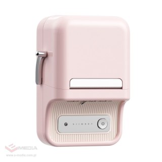 Przenośna drukarka etykiet Niimbot B21S (różowa)