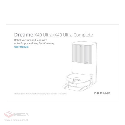 Robot sprzątający Dreame X40 Ultra Complete (czarny)