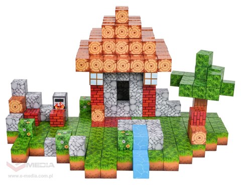 Zestaw Kostek, Klocków Magnetycznych 312el.