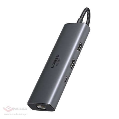 Hub UGREEN CM512 6-portowy