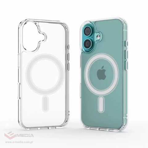 Etui Clear Case MagSafe na iPhone 16 Plus - przezroczyste