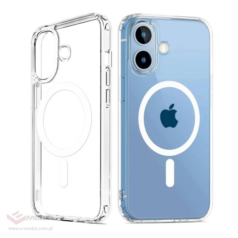 Etui Clear Case MagSafe na iPhone 16 Plus - przezroczyste
