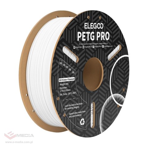 Filament ELEGOO PETG Pro 1kg (biały)