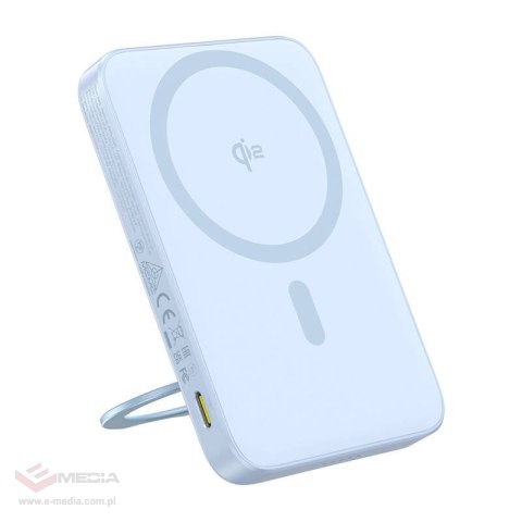 Powerbank BASEUS PicoGo Qi2 5000mAh 20W ze stojakiem (niebieski)