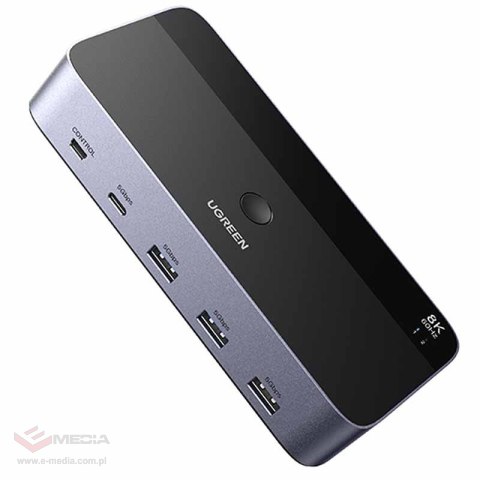 Przełącznik KVM UGREEN AK700 2x2 DisplayPort