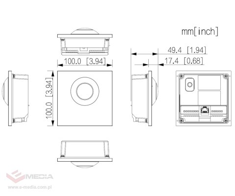 WIDEODOMOFON VTO4201F-P1 DAHUA
