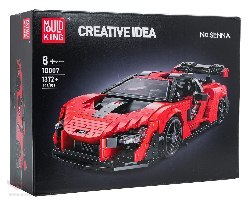 Zestaw Klocków Auto Sportowe Pomarańczowe 1372el.