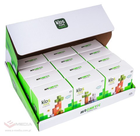 Zestaw Kostek, Klocków Magnetycznych 384el.