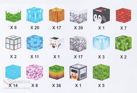 Zestaw Kostek, Klocków Magnetycznych 384el.